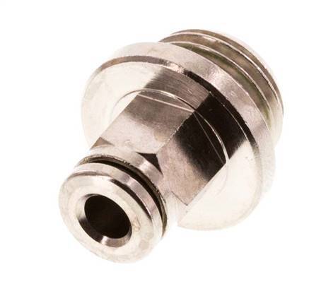 4mm x G1/4'' Steckverschraubung mit Außengewinde Messing FKM [2 Stück]