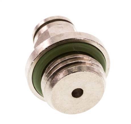 4mm x G1/4'' Steckverschraubung mit Außengewinde Messing FKM [2 Stück]