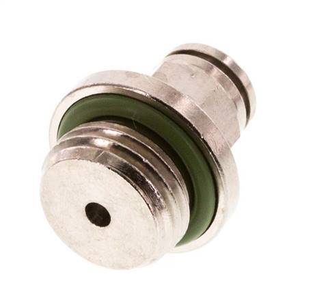 4mm x G1/4'' Steckverschraubung mit Außengewinde Messing FKM [2 Stück]