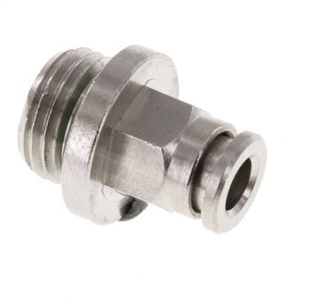 5mm x G1/4'' Steckverschraubung mit Außengewinde Messing FKM [2 Stück]