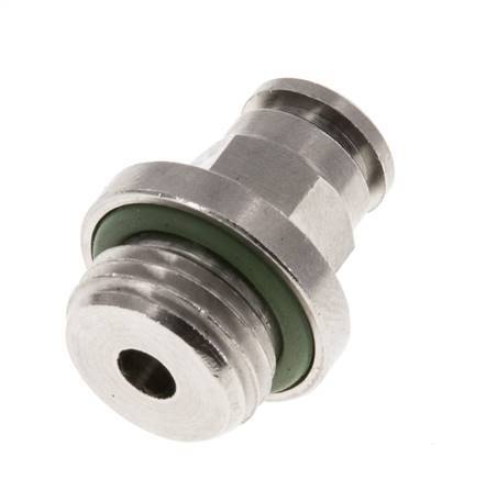 5mm x G1/4'' Steckverschraubung mit Außengewinde Messing FKM [2 Stück]