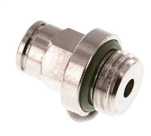 6mm x G1/4'' Steckverschraubung mit Außengewinde Messing FKM [2 Stück]