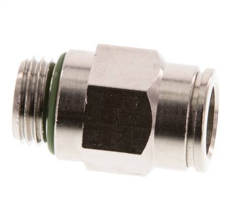 10mm x G1/4'' Steckverschraubung mit Außengewinde Messing FKM [2 Stück]