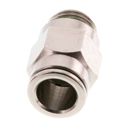 10mm x G1/4'' Steckverschraubung mit Außengewinde Messing FKM [2 Stück]