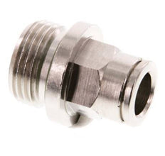 8mm x G3/8'' Push-in Fitting with Male Threads Brass FKM [2 Pieces]