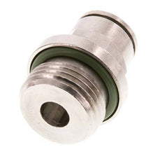 8mm x G3/8'' Steckverschraubung mit Außengewinde Messing FKM [2 Stück]