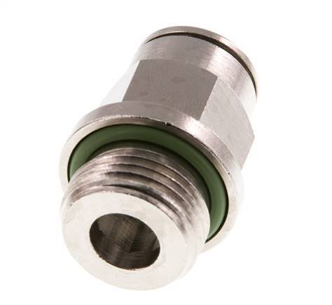 10mm x G3/8'' Steckverschraubung mit Außengewinde Messing FKM [2 Stück]