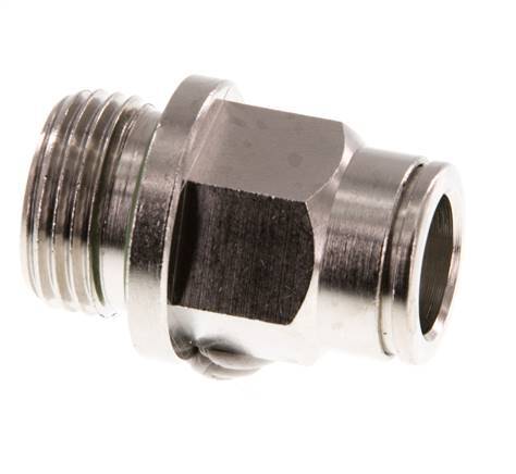 10mm x G3/8'' Steckverschraubung mit Außengewinde Messing FKM [2 Stück]