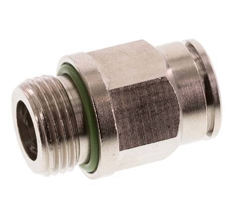 12mm x G3/8'' Push-in Fitting with Male Threads Brass FKM [2 Pieces]