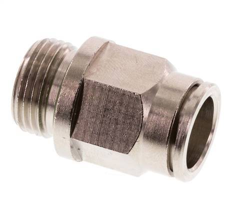 12mm x G3/8'' Push-in Fitting with Male Threads Brass FKM [2 Pieces]