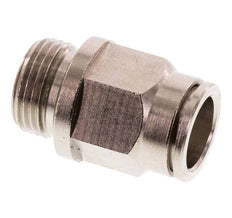 12mm x G3/8'' Steckverschraubung mit Außengewinde Messing FKM [2 Stück]