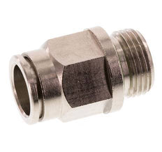 12mm x G3/8'' Steckverschraubung mit Außengewinde Messing FKM [2 Stück]