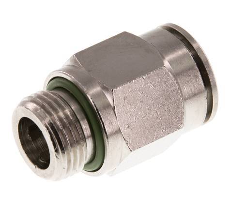 14mm x G3/8'' Steckverschraubung mit Außengewinde Messing FKM