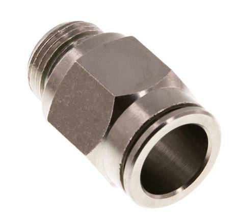 14mm x G3/8'' Steckverschraubung mit Außengewinde Messing FKM