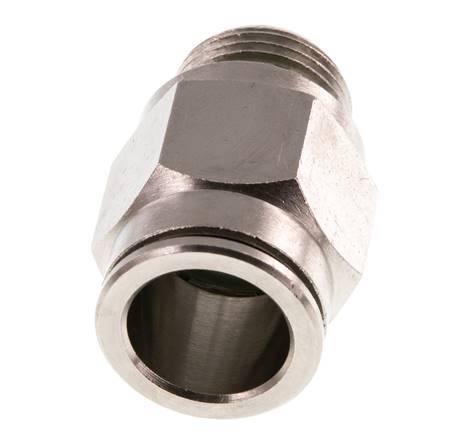 14mm x G3/8'' Steckverschraubung mit Außengewinde Messing FKM