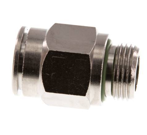 14mm x G3/8'' Steckverschraubung mit Außengewinde Messing FKM