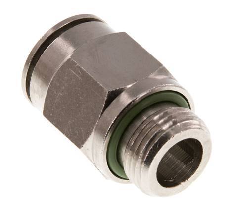 14mm x G3/8'' Steckverschraubung mit Außengewinde Messing FKM