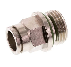 12mm x G1/2'' Steckverschraubung mit Außengewinde Messing FKM [2 Stück]