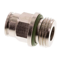 12mm x G1/2'' Steckverschraubung mit Außengewinde Messing FKM [2 Stück]