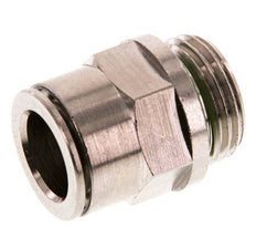 14mm x G1/2'' Steckverschraubung mit Außengewinde Messing FKM
