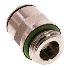 14mm x G1/2'' Steckverschraubung mit Außengewinde Messing FKM