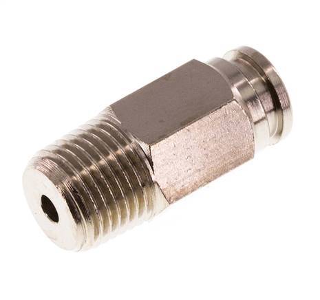 4mm x R1/8'' Steckverschraubung mit Außengewinde Messing NBR [5 Stück]