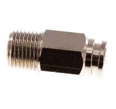 4mm x R1/8'' Steckverschraubung mit Außengewinde Messing NBR [5 Stück]