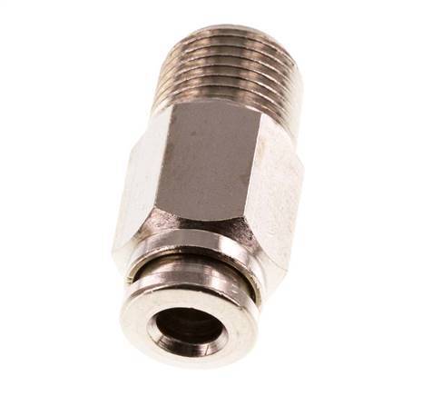 4mm x R1/8'' Steckverschraubung mit Außengewinde Messing NBR [5 Stück]