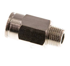 8mm x R1/8'' Push-in Fitting with Male Threads Brass NBR [5 Pieces]