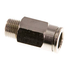 8mm x R1/8'' Steckverschraubung mit Außengewinde Messing NBR [5 Stück]