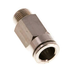 8mm x R1/8'' Steckverschraubung mit Außengewinde Messing NBR [5 Stück]