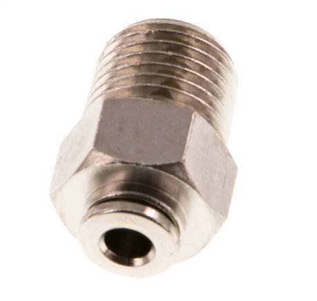 4mm x R1/4'' Steckverschraubung mit Außengewinde Messing NBR [2 Stück]