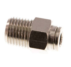 6mm x R1/4'' Steckverschraubung mit Außengewinde Messing NBR [2 Stück]