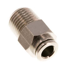 6mm x R1/4'' Steckverschraubung mit Außengewinde Messing NBR [2 Stück]