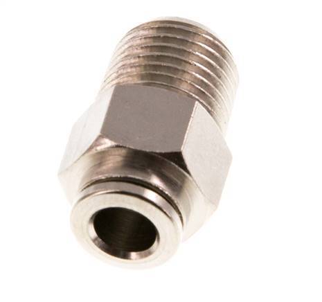 6mm x R1/4'' Steckverschraubung mit Außengewinde Messing NBR [2 Stück]