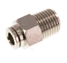 6mm x R1/4'' Steckverschraubung mit Außengewinde Messing NBR [2 Stück]