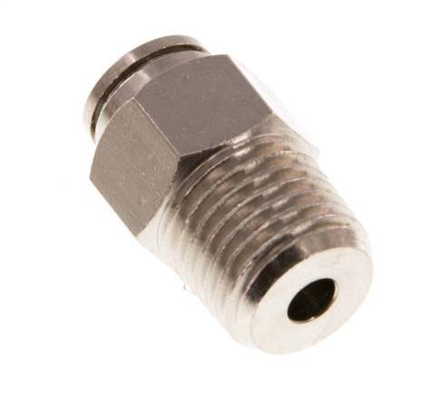 6mm x R1/4'' Steckverschraubung mit Außengewinde Messing NBR [2 Stück]