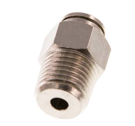 6mm x R1/4'' Steckverschraubung mit Außengewinde Messing NBR [2 Stück]