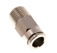 8mm x R1/4'' Steckverschraubung mit Außengewinde Messing NBR [2 Stück]