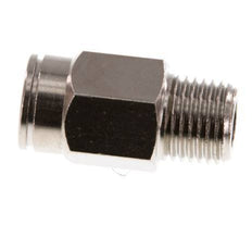 10mm x R1/4'' Push-in Fitting with Male Threads Brass NBR [2 Pieces]