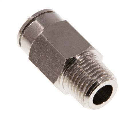 10mm x R1/4'' Push-in Fitting with Male Threads Brass NBR [2 Pieces]