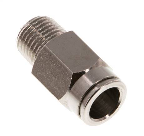 10mm x R1/4'' Steckverschraubung mit Außengewinde Messing NBR [2 Stück]