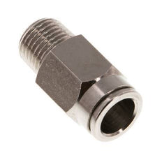 10mm x R1/4'' Steckverschraubung mit Außengewinde Messing NBR [2 Stück]