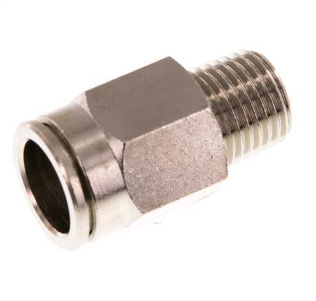 12mm x R1/4'' Steckverschraubung mit Außengewinde Messing NBR [2 Stück]