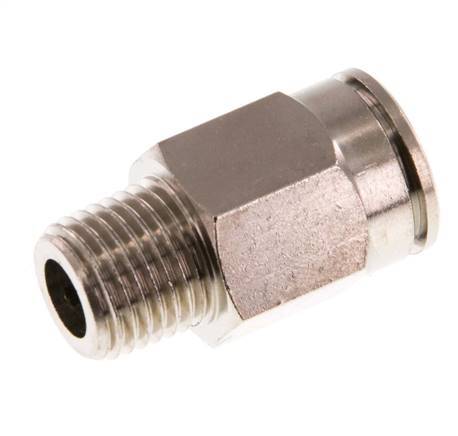 12mm x R1/4'' Steckverschraubung mit Außengewinde Messing NBR [2 Stück]