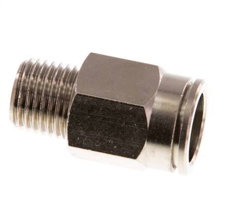 12mm x R1/4'' Steckverschraubung mit Außengewinde Messing NBR [2 Stück]