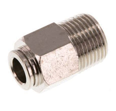 8mm x R3/8'' Push-in Fitting with Male Threads Brass NBR [2 Pieces]