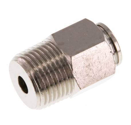 8mm x R3/8'' Steckverschraubung mit Außengewinde Messing NBR [2 Stück]