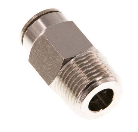 10mm x R3/8'' Steckverschraubung mit Außengewinde Messing NBR [2 Stück]