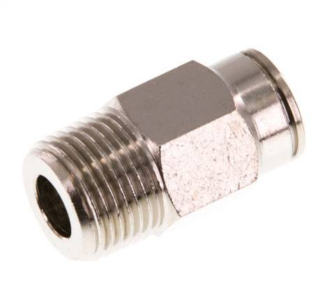 10mm x R3/8'' Steckverschraubung mit Außengewinde Messing NBR [2 Stück]